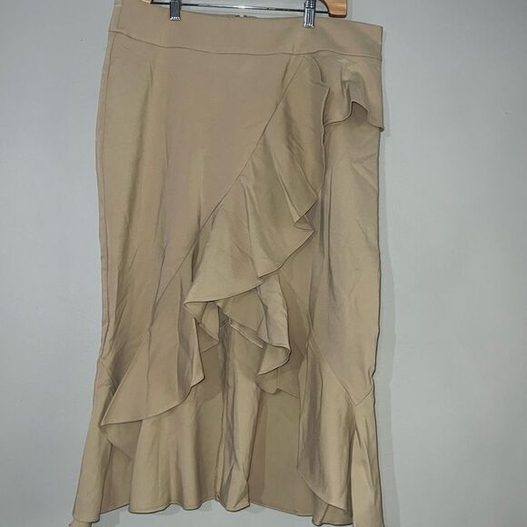 7th Avenue Design Studio Ruffled Pencil Skirt with Stretch 16 - Picture 2 of 10